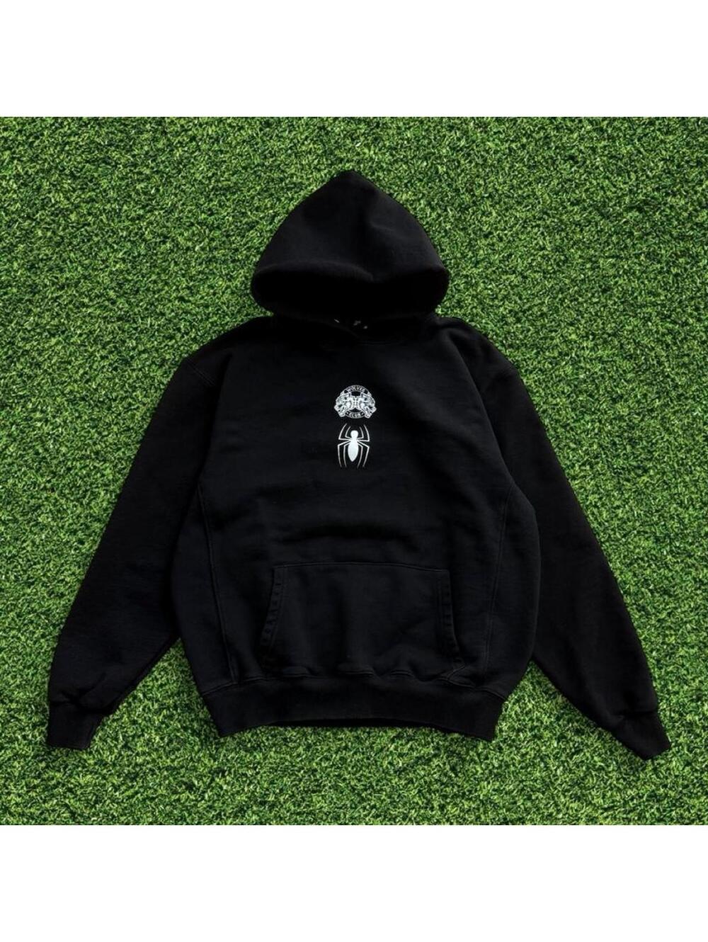 Darc Sport Wolves Club x Marvel Spider-Man Black Heavyweight Hoodie